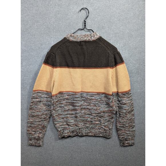 Vtg Gimbels Sweater Mens Medium Southwestern Aztec Graphic Print 70s 80s Knit - Picture 5 of 10